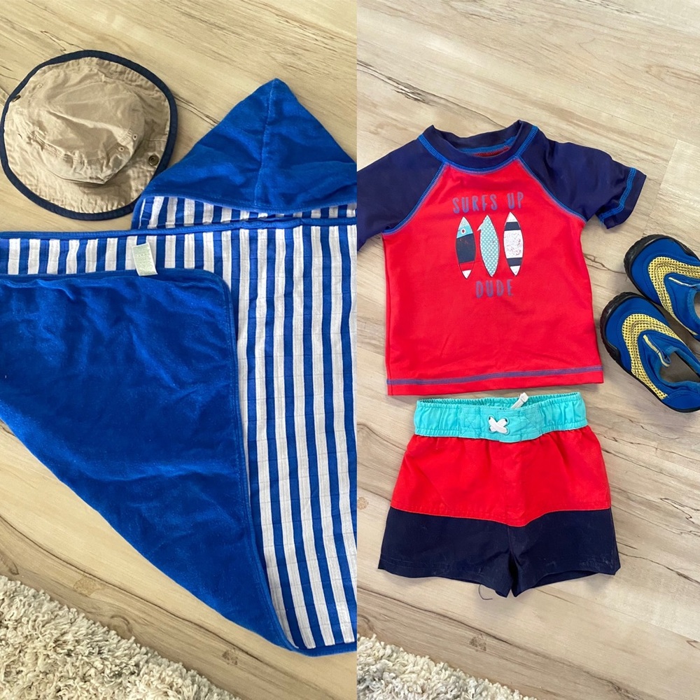 ⭐️SOLD- 9month Boys Swim Bundle!!